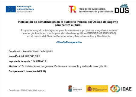 Imatge Instalación de climatización, auditorio Palacio del Obispo